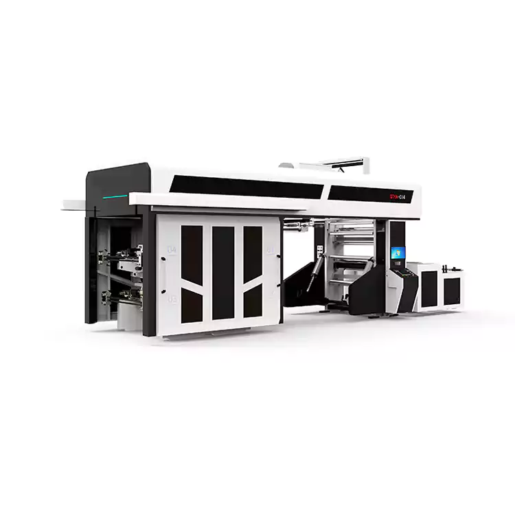 4-8 Colors Flexographic Ci Plastic Flexo Printing Machine