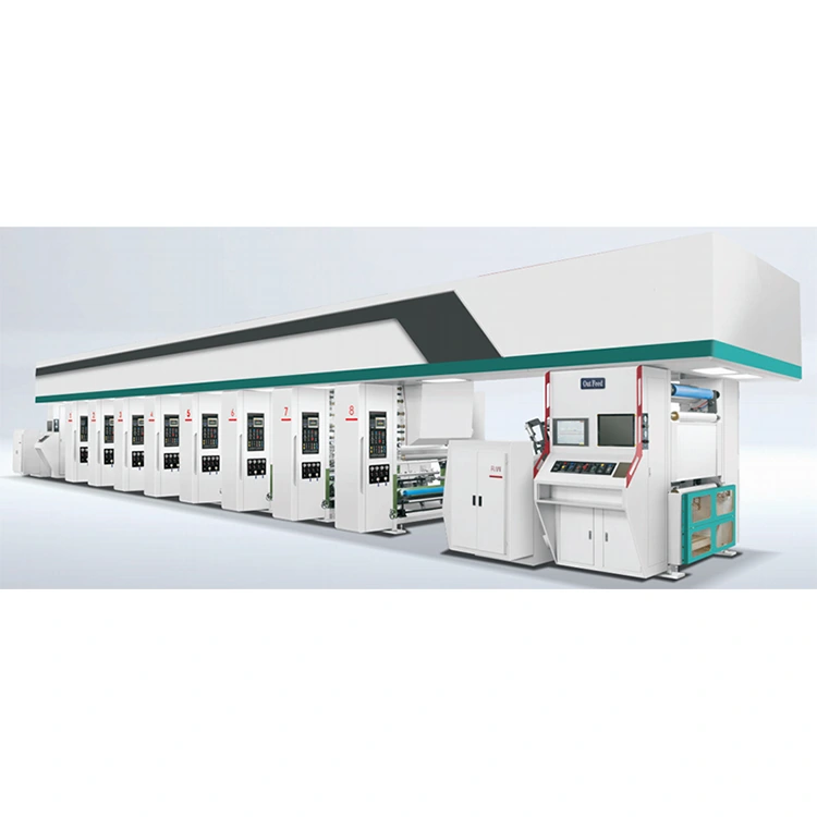 High-Performance Computerized Automatic Rotogravure Printing Machine Seven Vector Motor