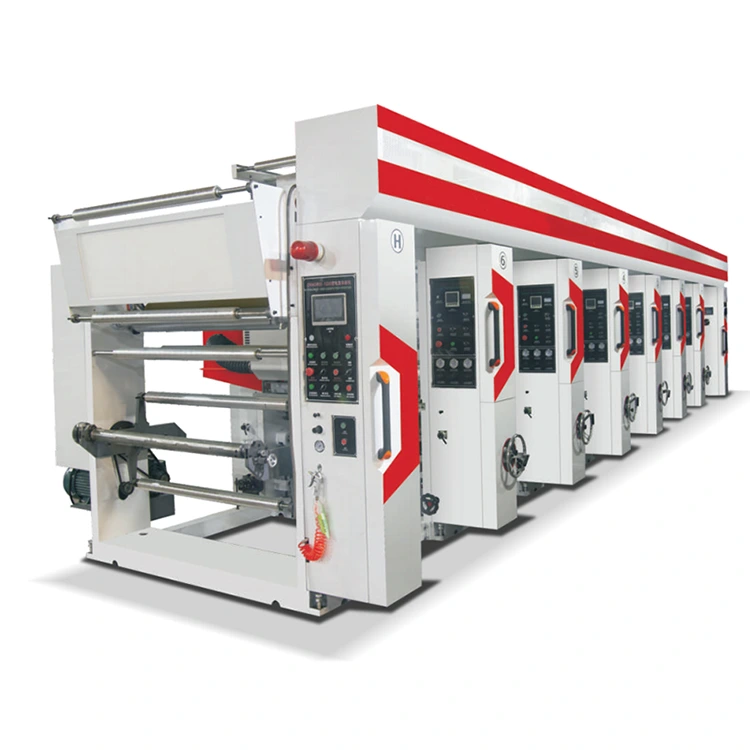 Medium Speed Rotogravure Ink Printing Machine