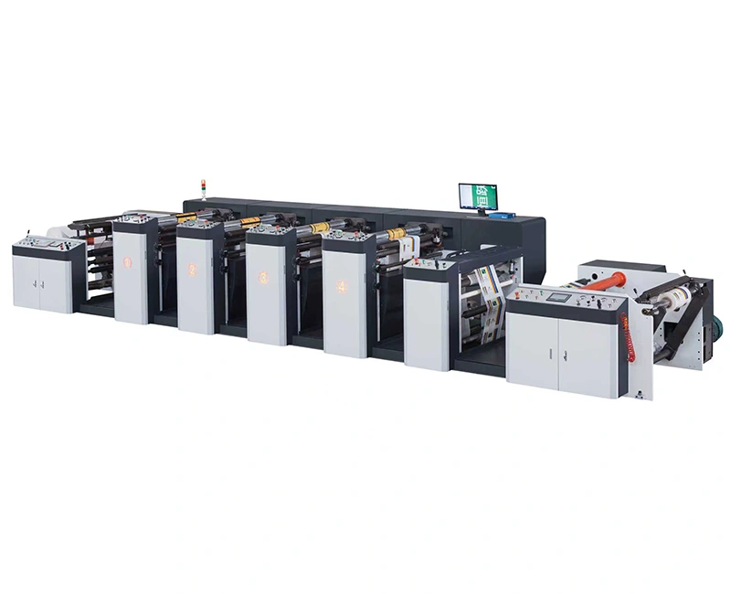 Servo-Motor Non-Stop Horizontal Flexo Printing Machine